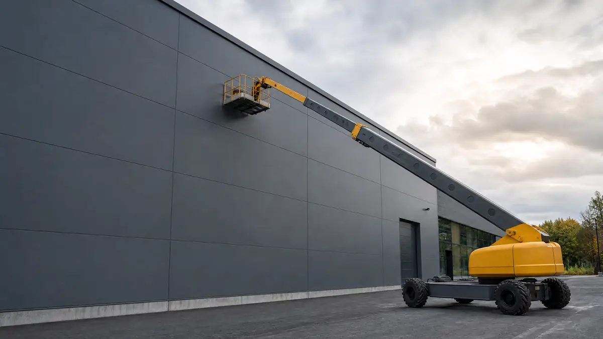 Boom Lifts jobsite access in Atlanta